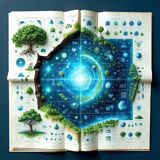 The blueprint for a personal ecosystem unfolds as a meticulously crafted map with each corner adorned by distinct symbols representing the individuals voice core values and overarching vision These symbols serve as anchors grounding the collaborative